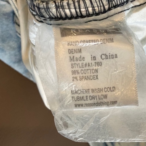 Reason Premium Denim acid wash - Picture 8 of 8